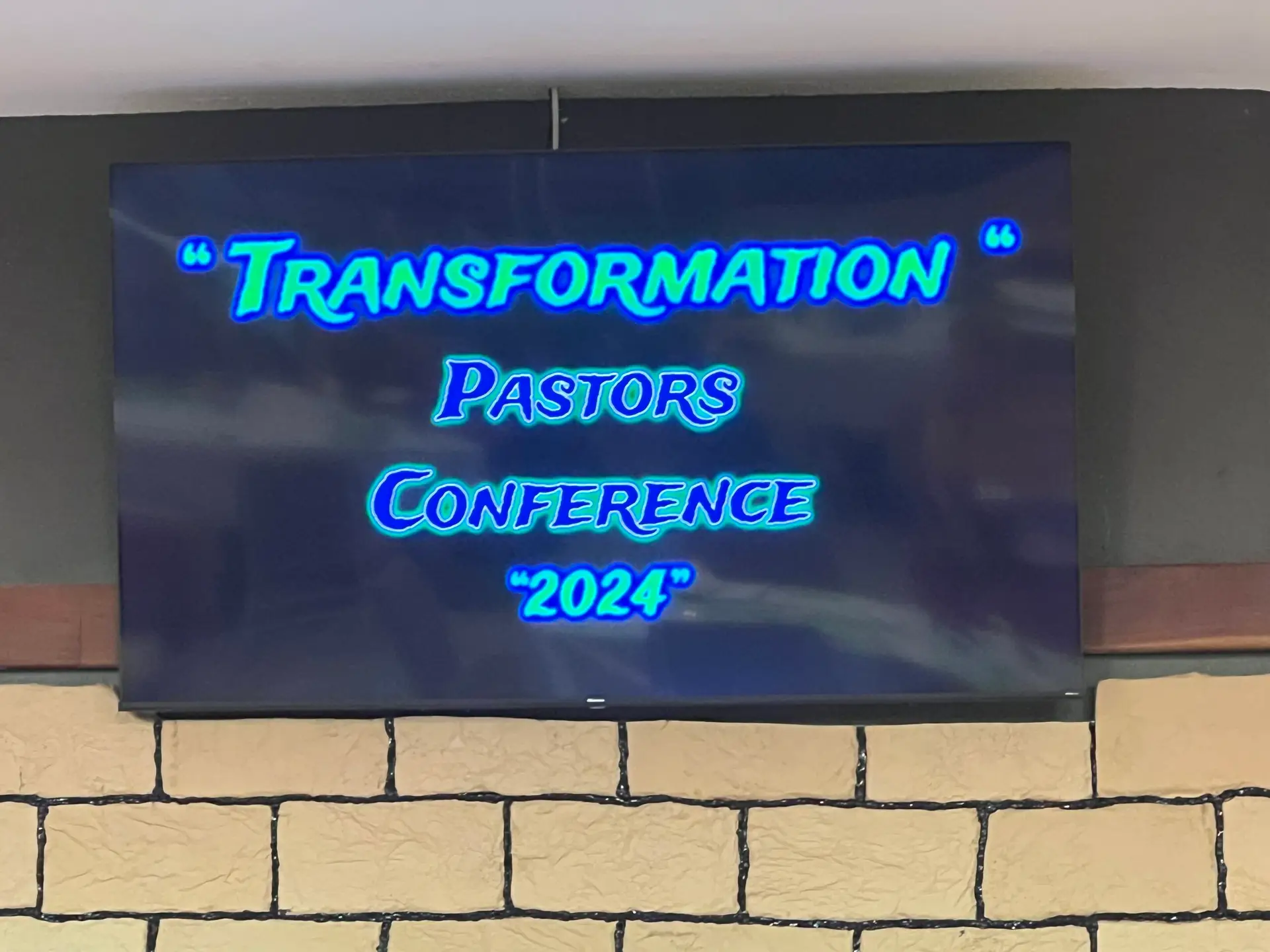 PASSTOR'S CONF.